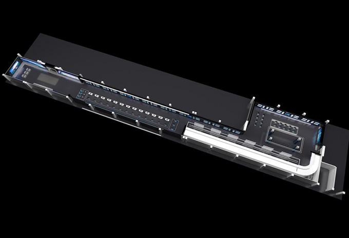 湖南藍(lán)思科技企業(yè)展廳設(shè)計(jì)施工